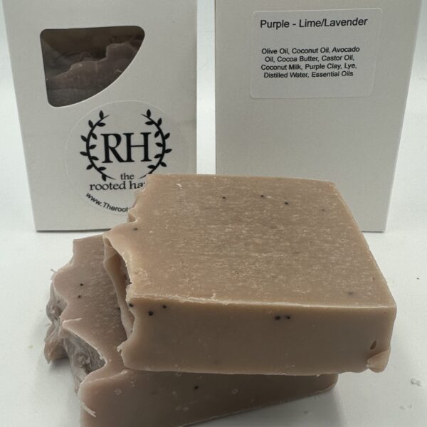 Purple soap - Lime/Lavender